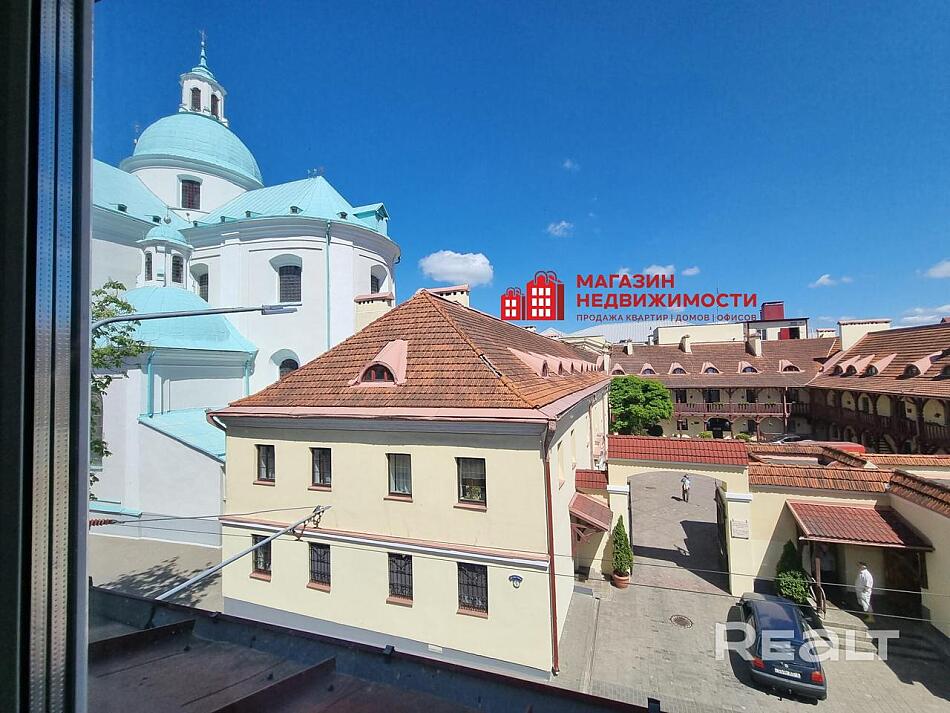 Квартира в Гродно с видом на костел.